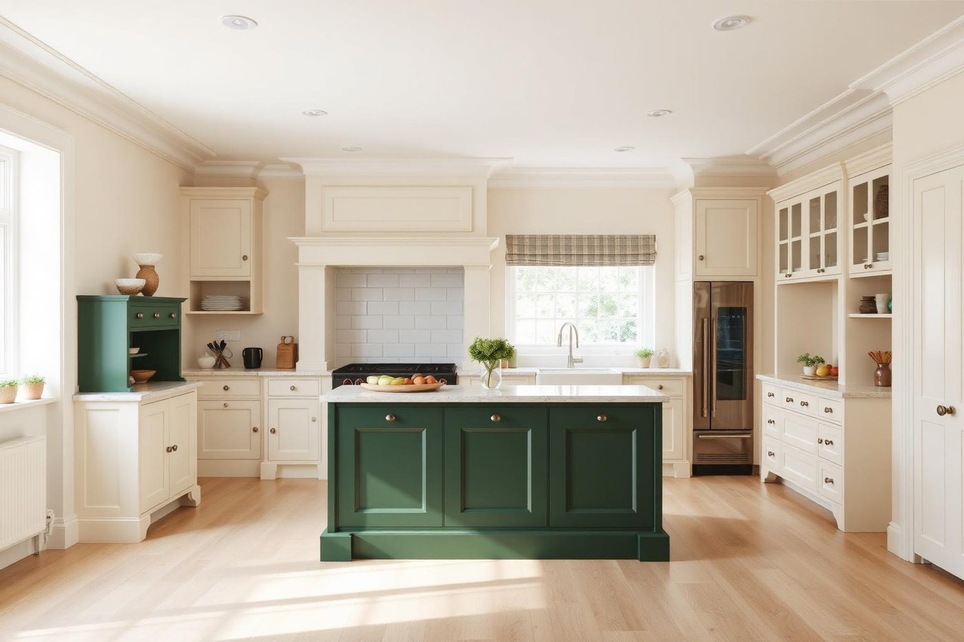 Classic painted kitchen style we build to order