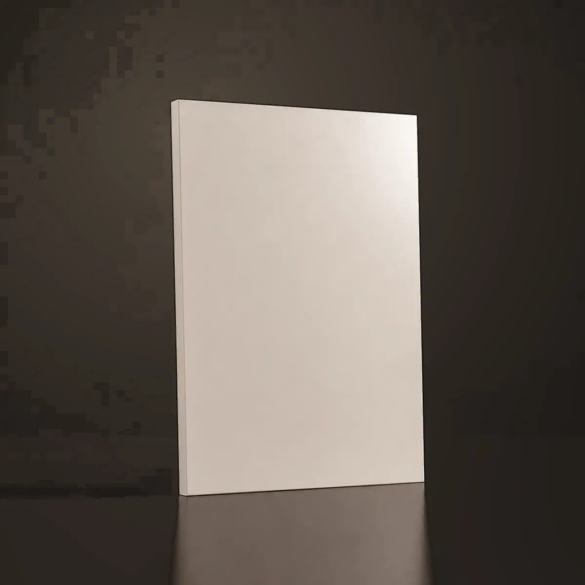 Sprayed finish sample board